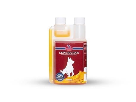 Leinliquidos 250 ml - kaltgepresstes Premium-Leinöl für Hunde
